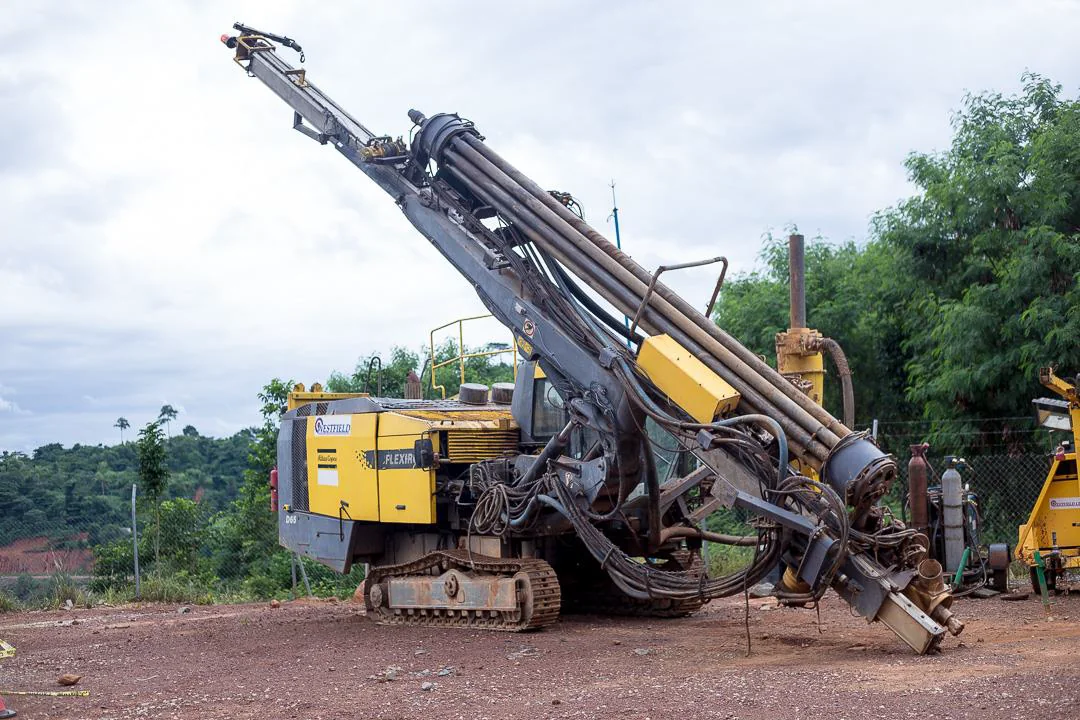 Westfield drill rig on a mine site